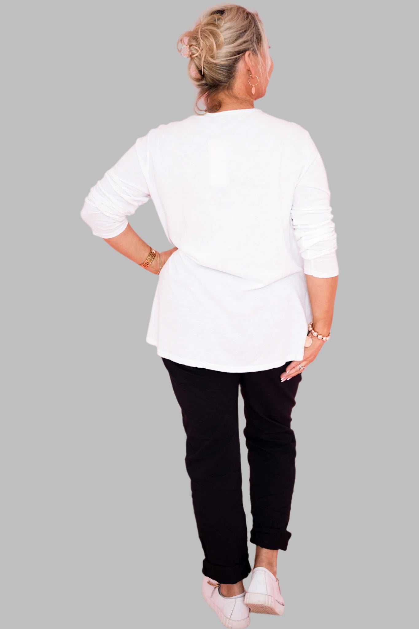 Lottie Cotton Tee | White