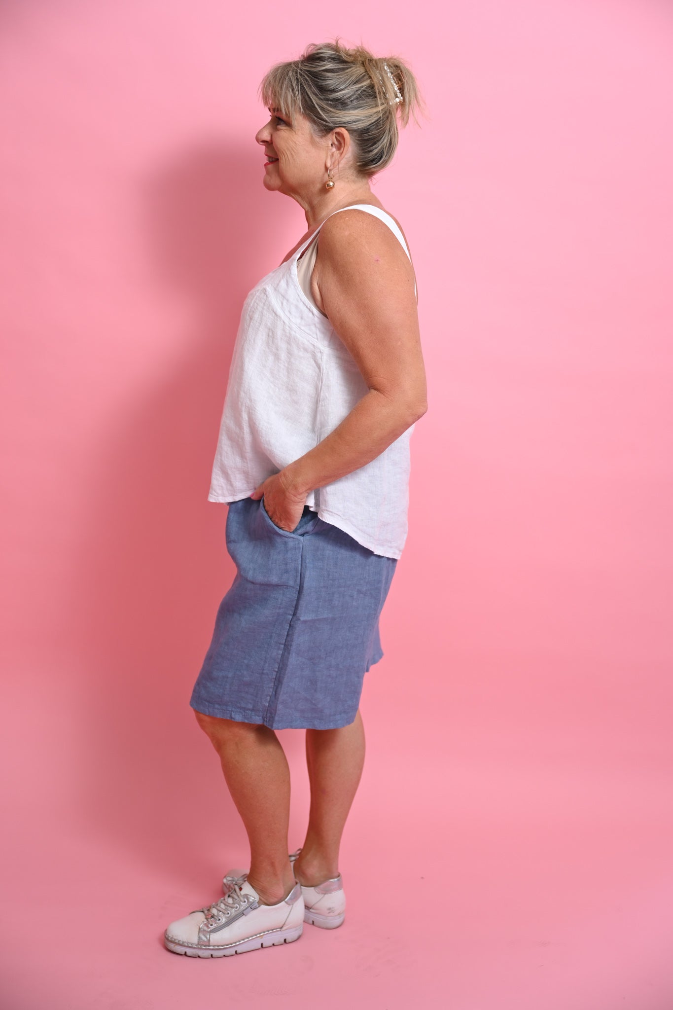 Suki Singlet | White