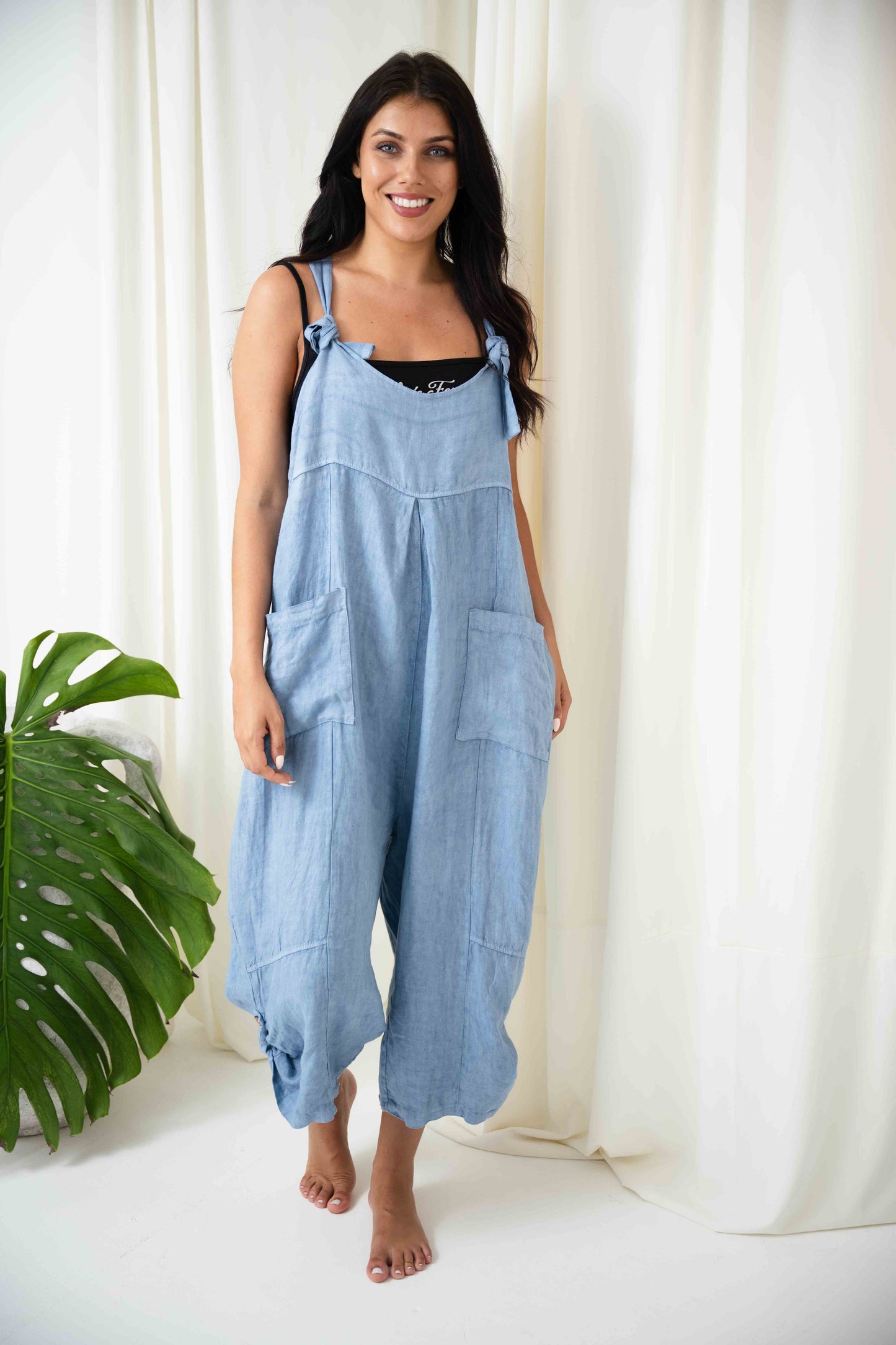 Jovie Baggy Jumpsuit | Jeans Blue