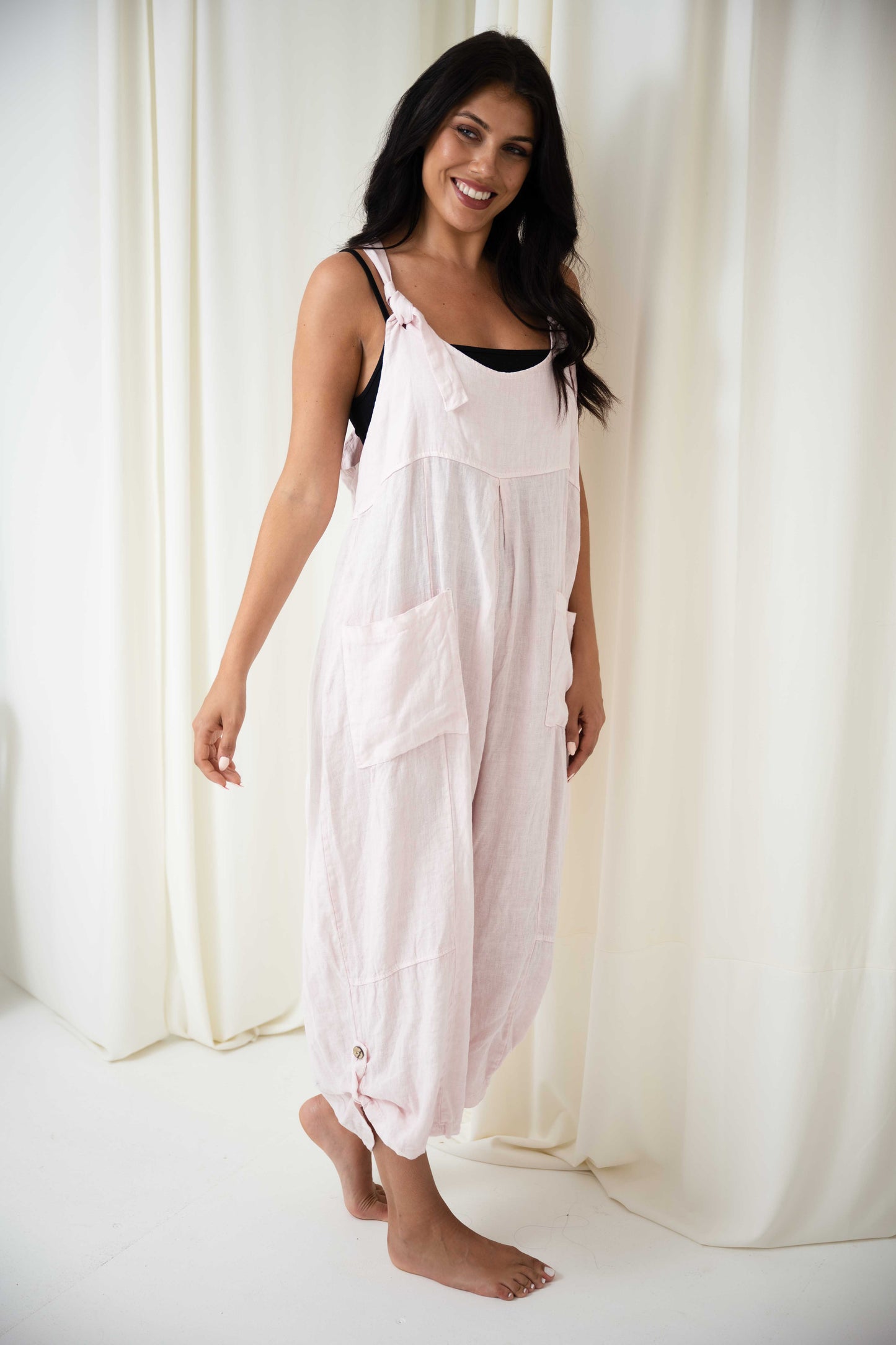 Jovie Baggy Jumpsuit | Pink