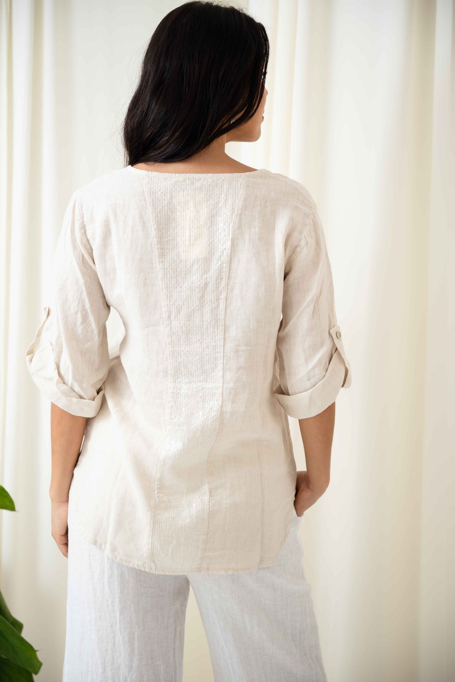 Margot Plain Top | Beige