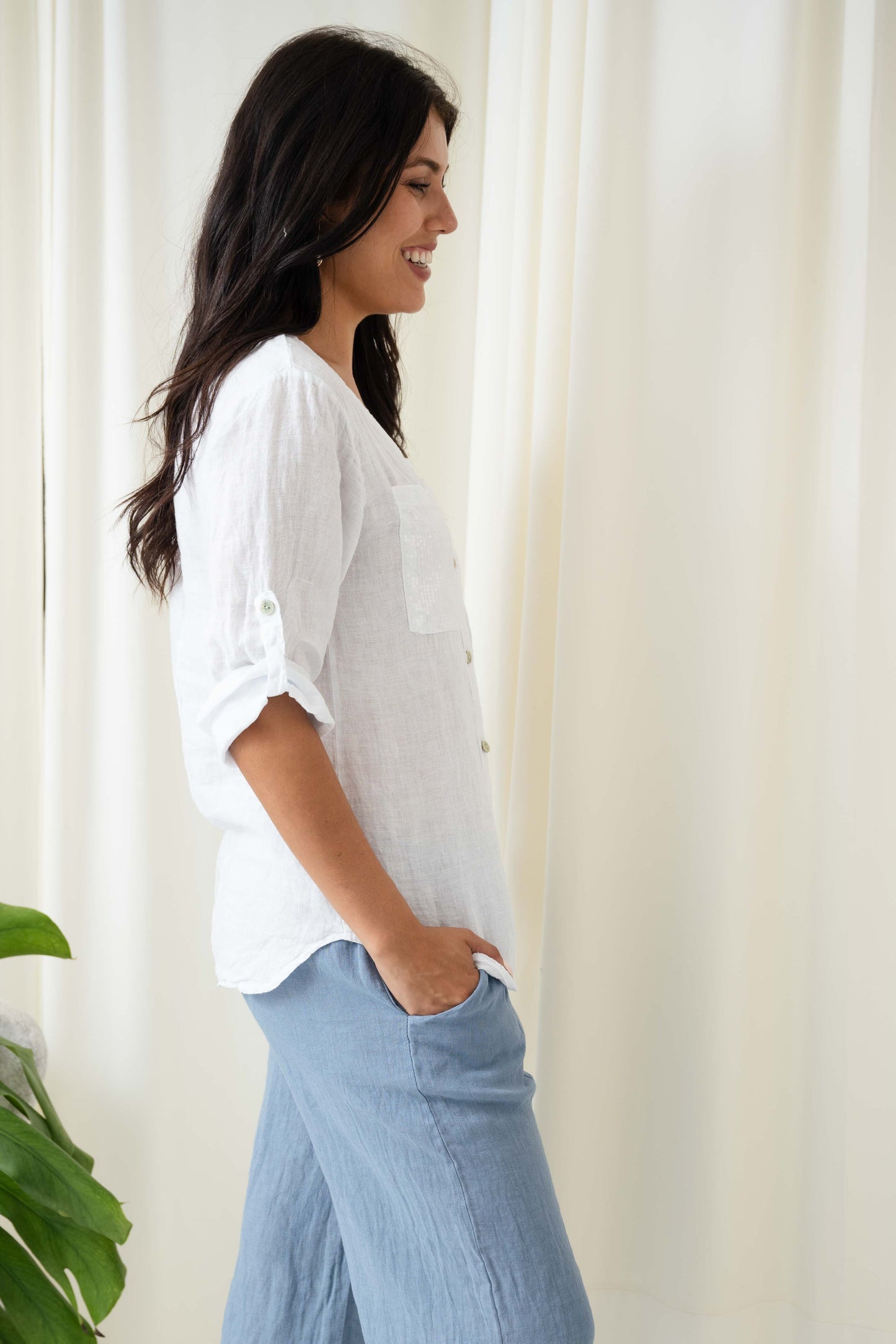 Margot Plain Top | White