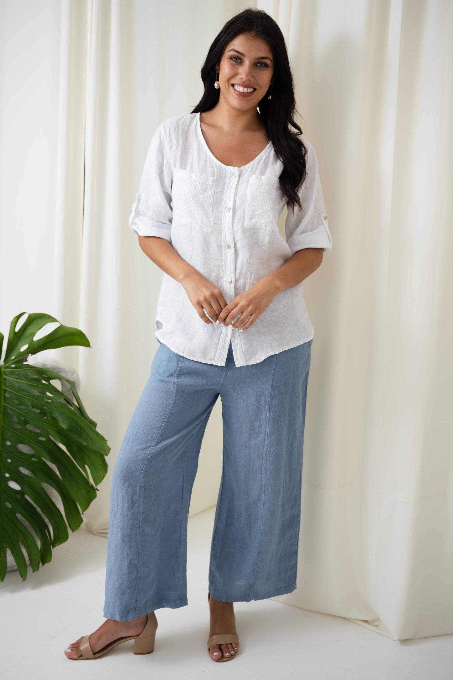 Margot Plain Top | White