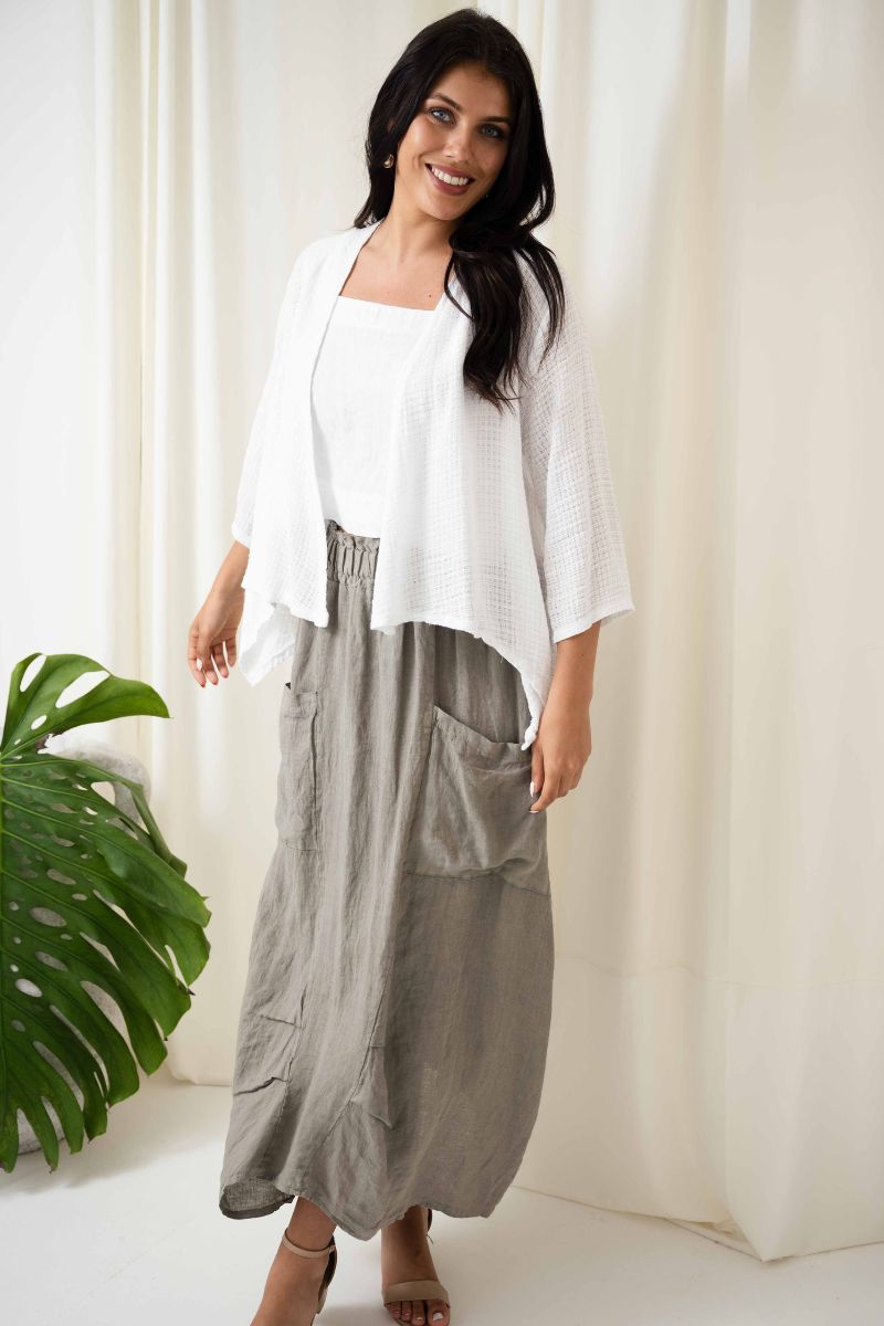 Clare Shrug | White