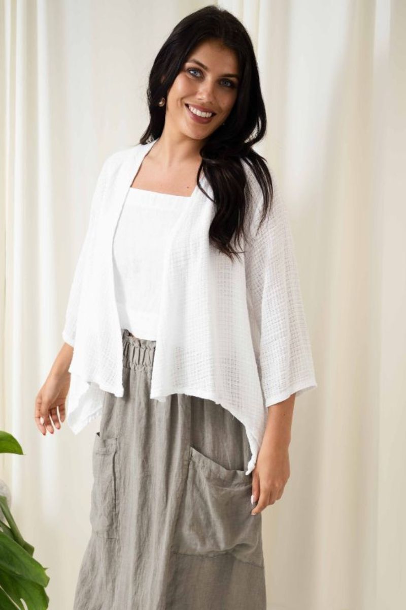 Clare Shrug | White