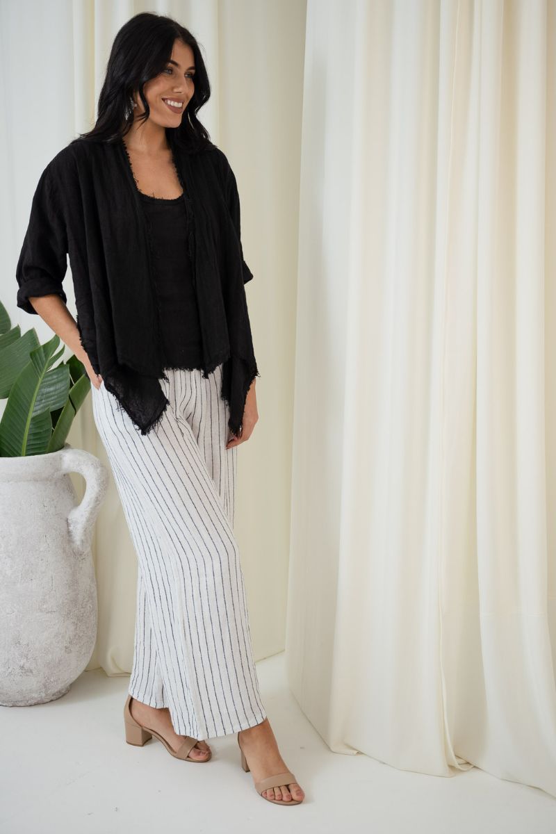 Salvatore Pants With Belt | White