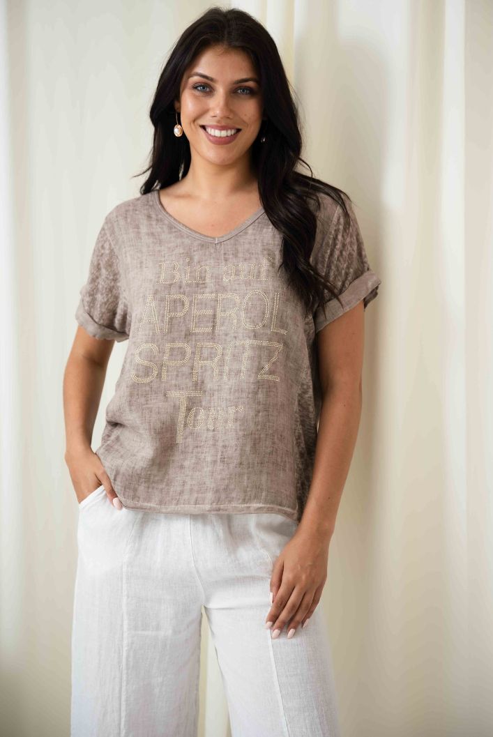 Spritz Embellished Top | Fango