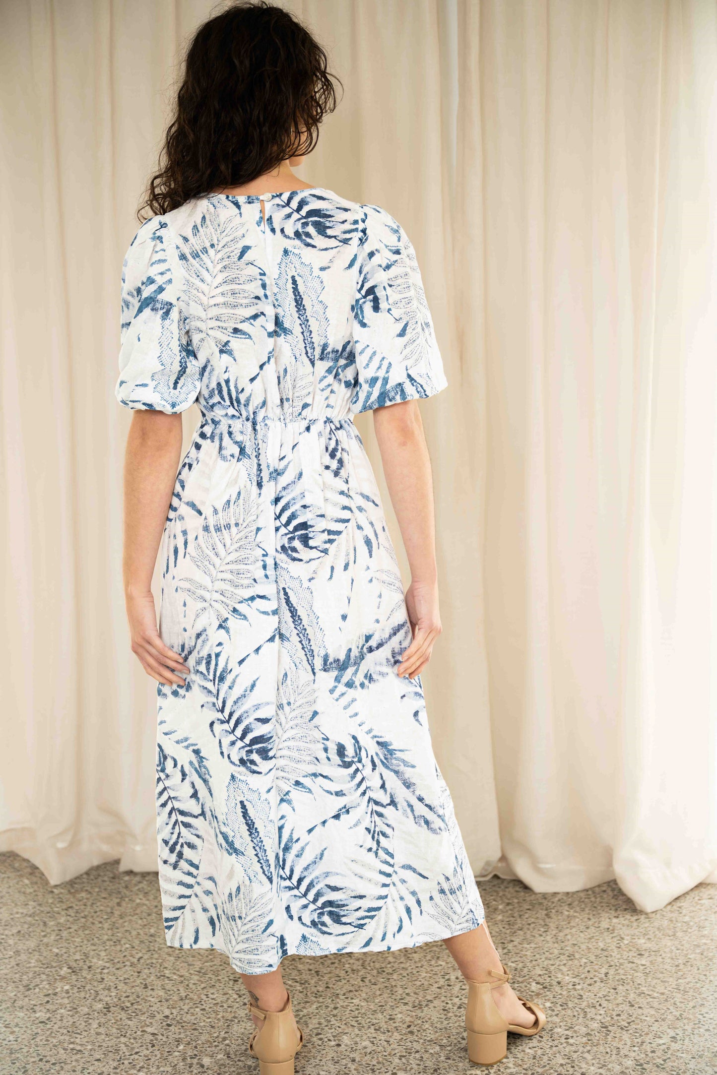 Emma Dress | Blue Print