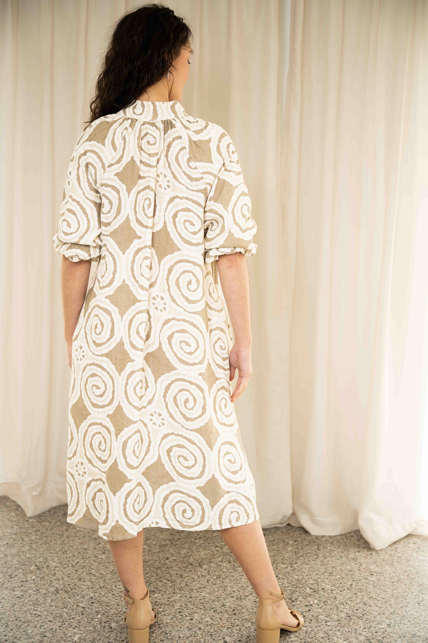 Mayhem Dress | Sand Swirl