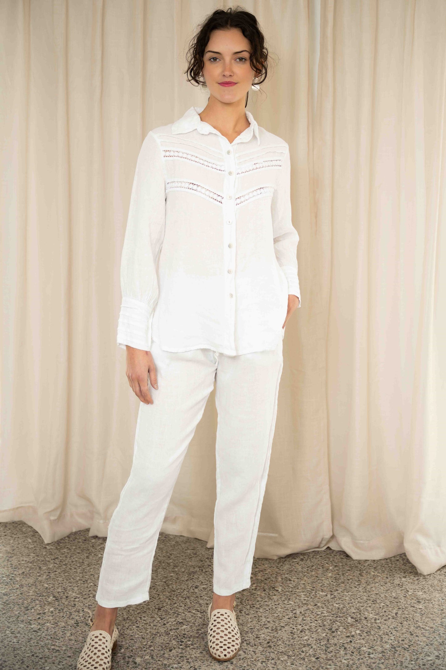 Angelina Blouse | White