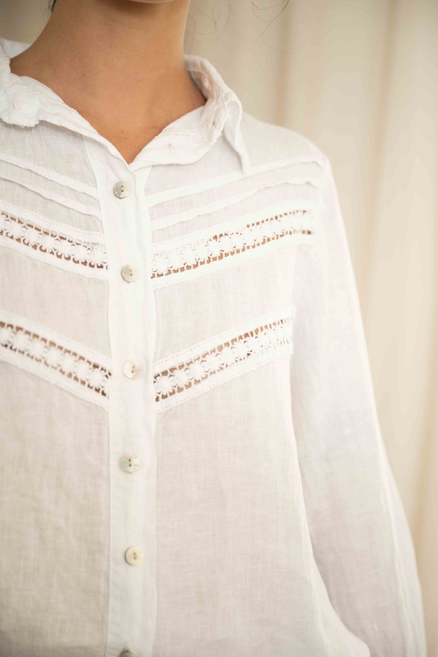 Angelina Blouse | White
