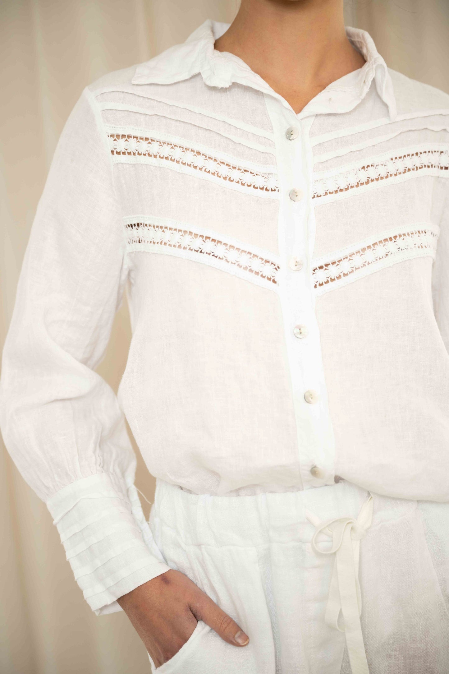 Angelina Blouse | White