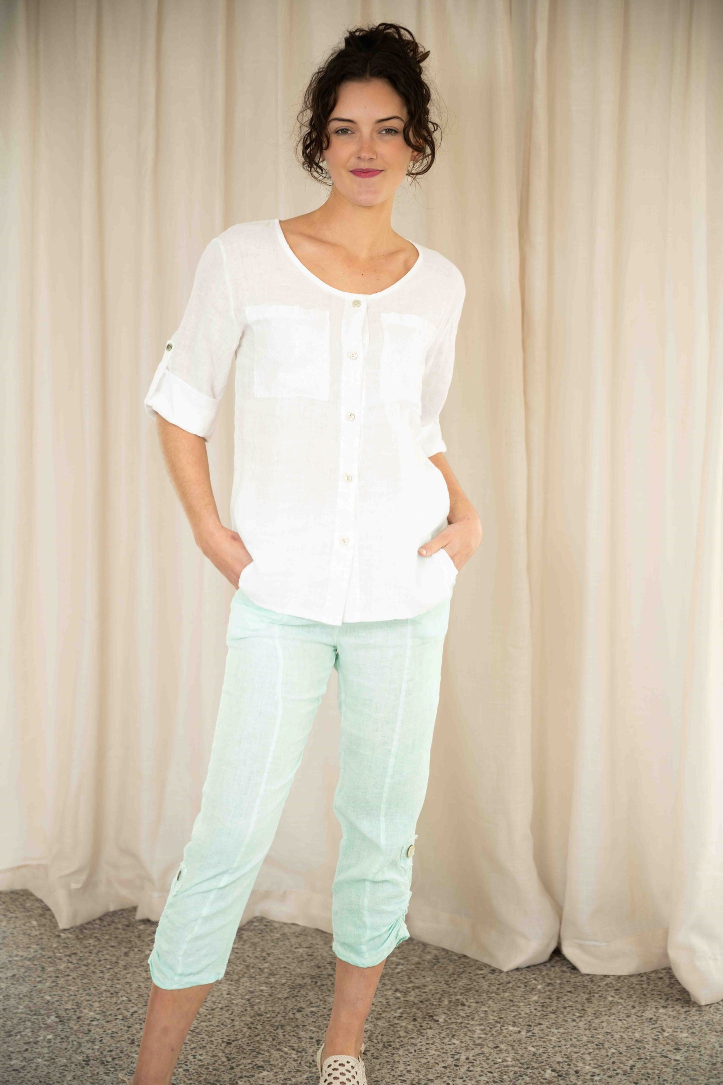 Bungalow 3/4 Capri Pant | Beach