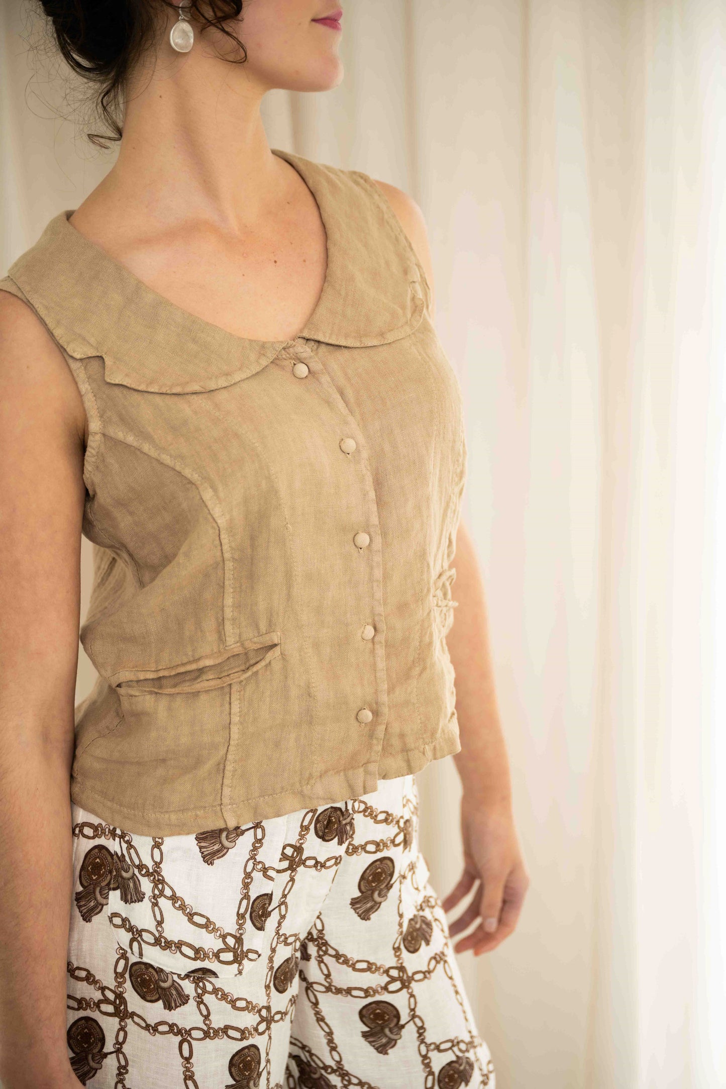 Racquelle Top | Camel