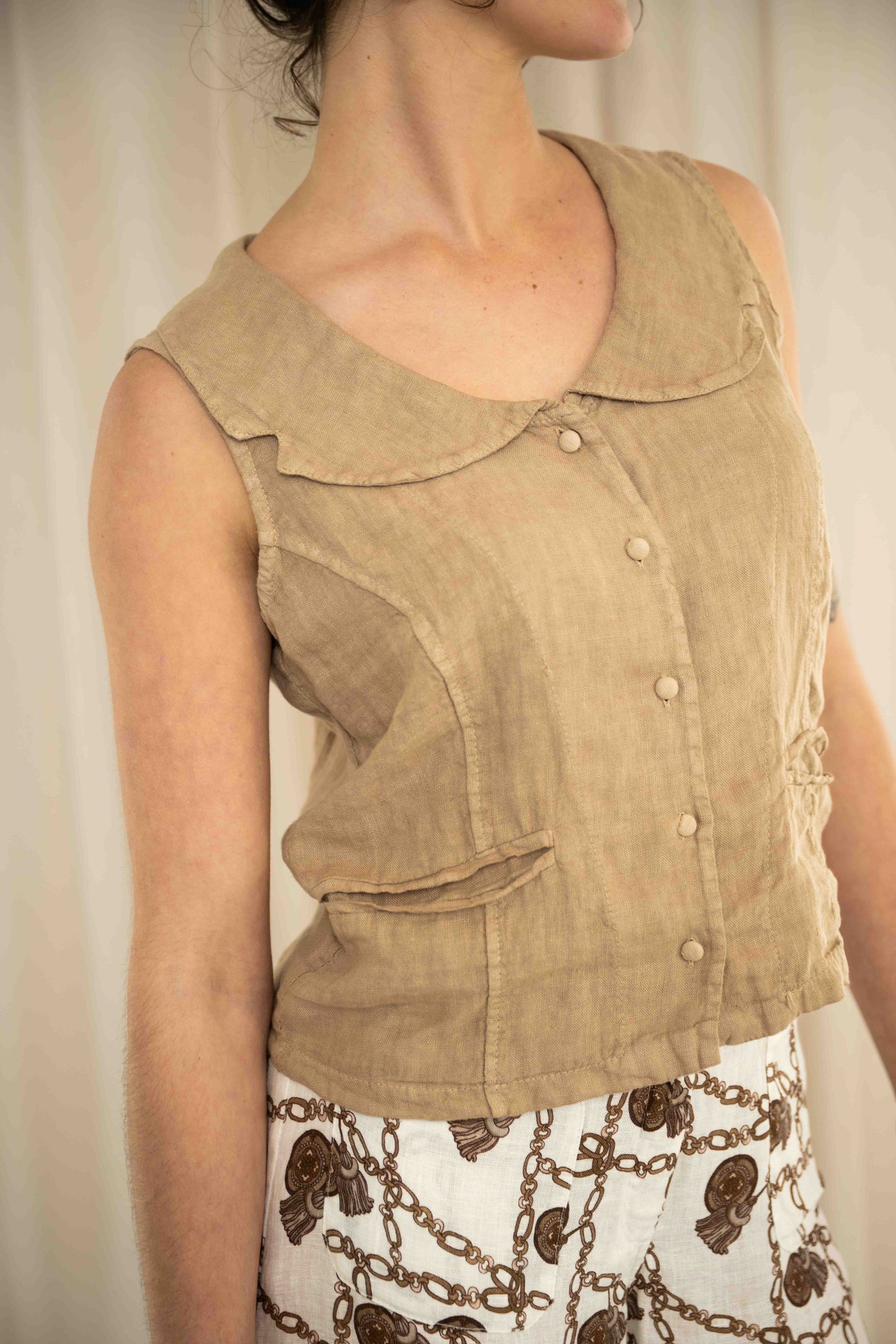 Racquelle Top | Camel