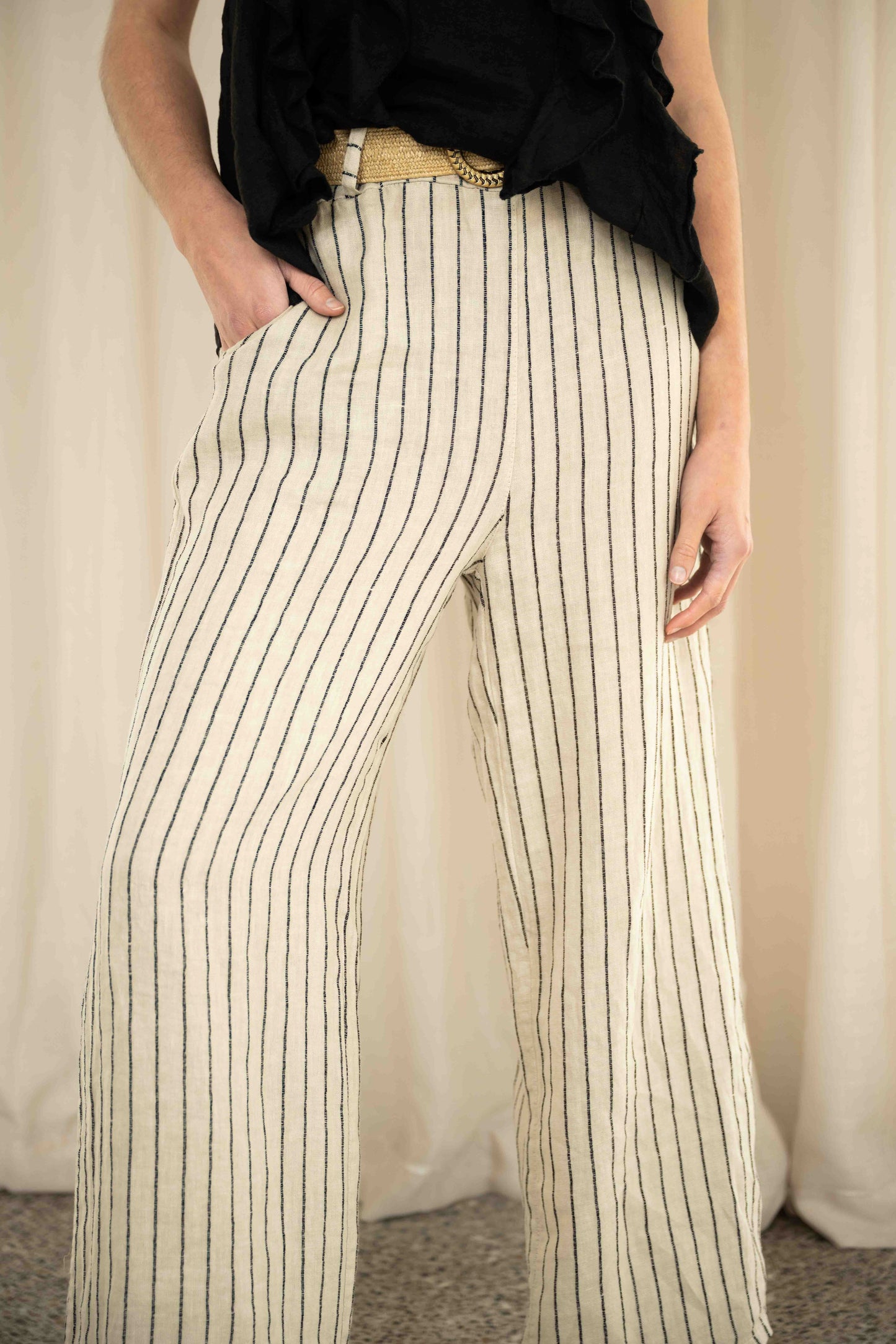 Salvatore Pants With Belt | Beige
