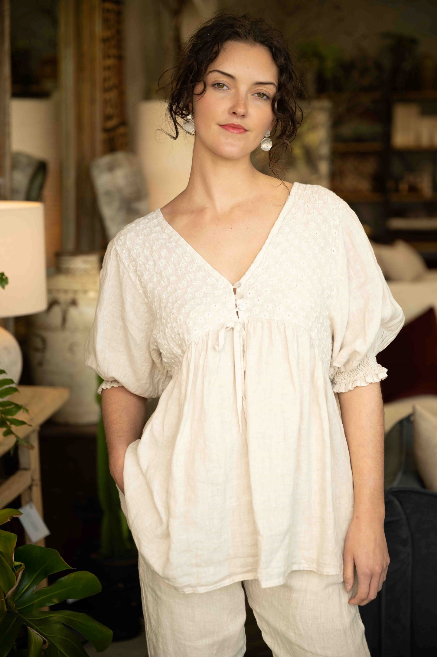 Bailey Top | Beige