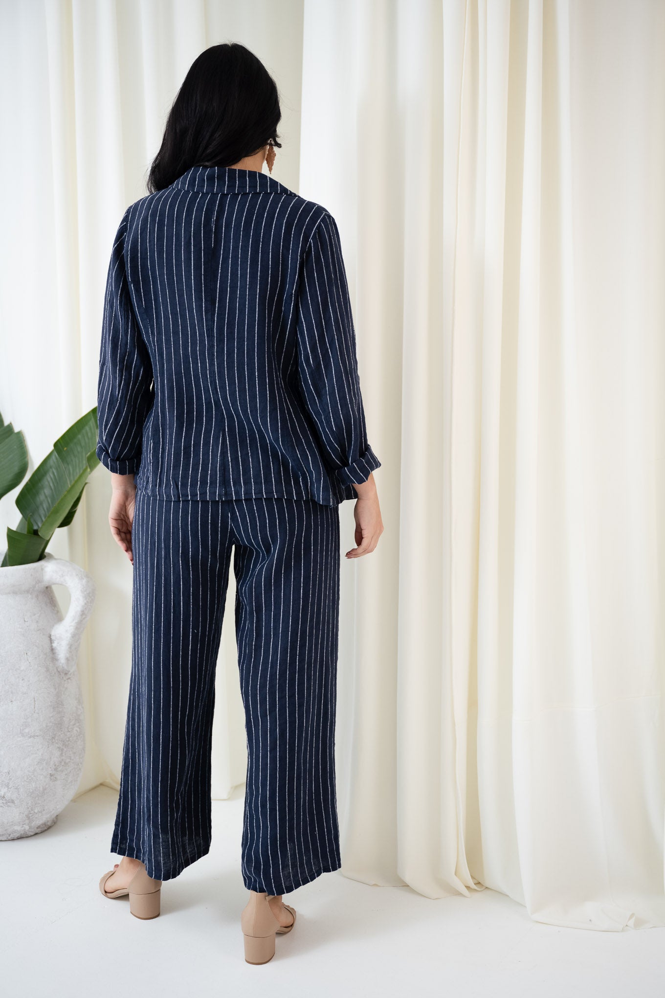 Salvatore Pants With Belt | Navy