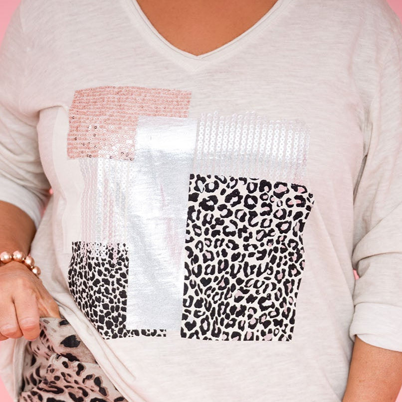 Lottie Cotton Tee | Beige