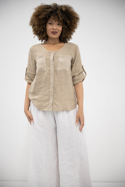 Margot Plain Top | Cashmere