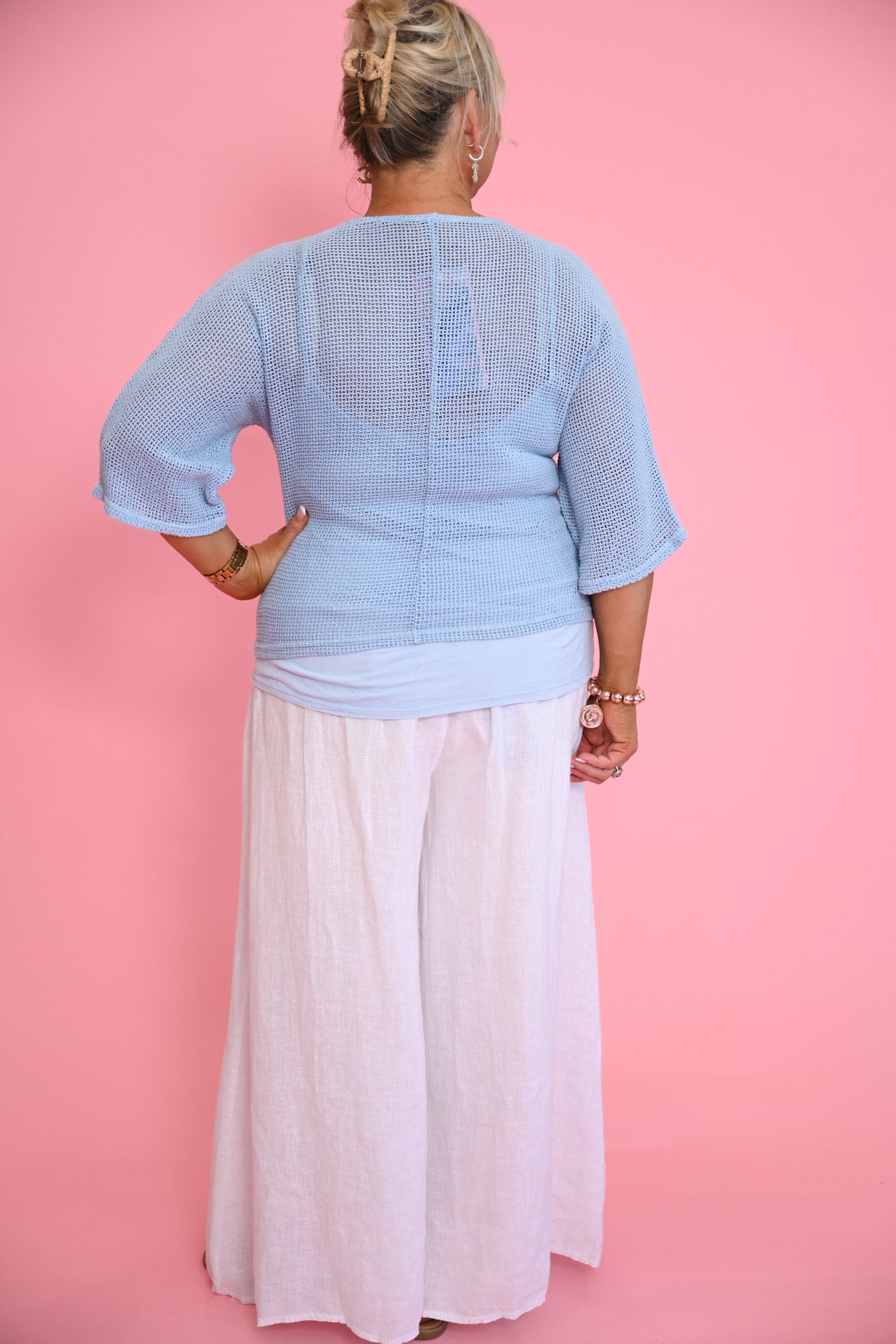 Portofino Mesh Top Set | Jeans