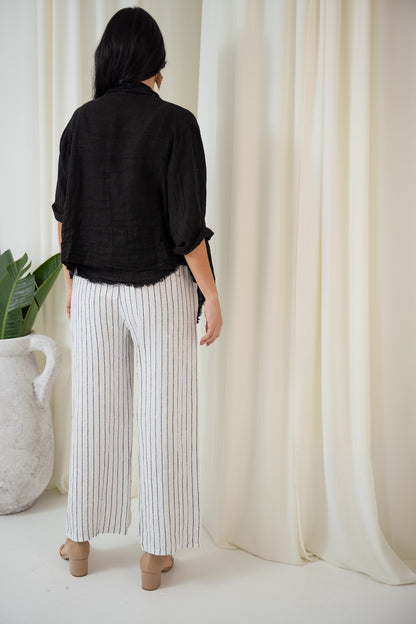 Luisa Cropped Jacket | Black