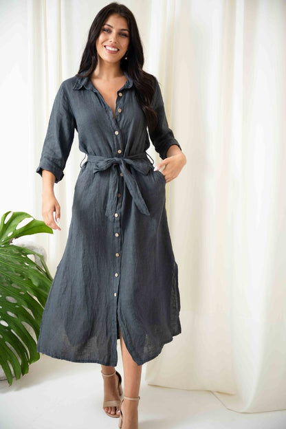 Solomon Dress | Grey