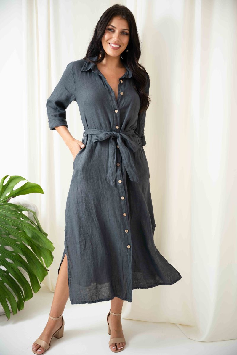 Solomon Dress | Grey