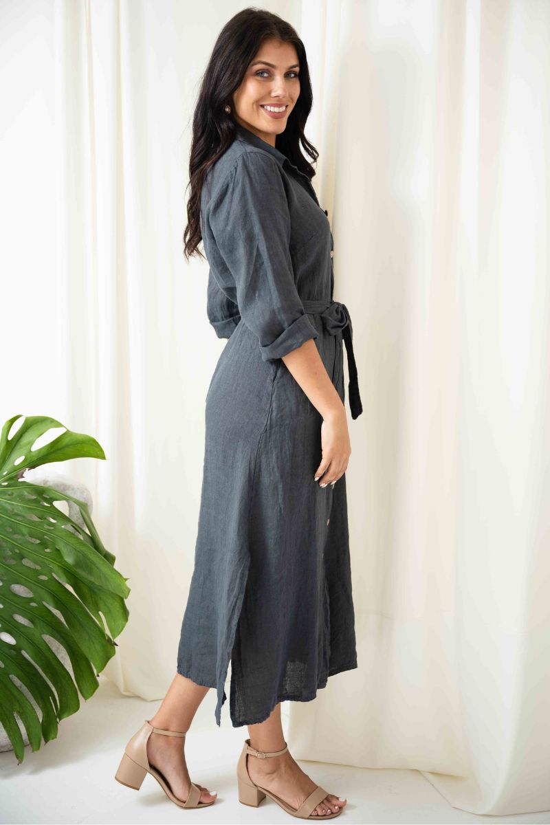 Solomon Dress | Grey