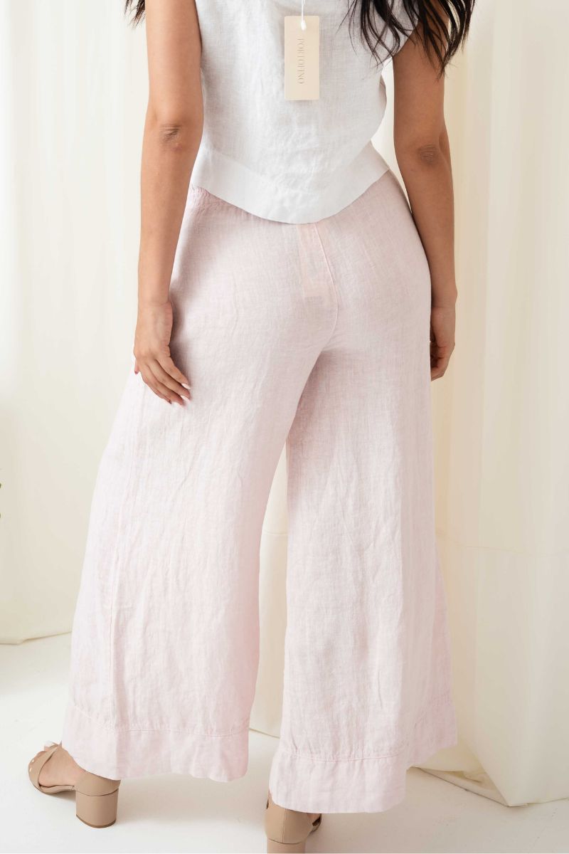 Polly Wide Leg Pant | Pink