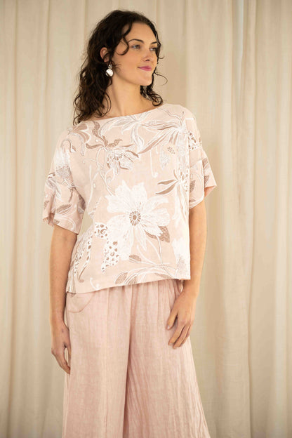 Rattani Top | Pink
