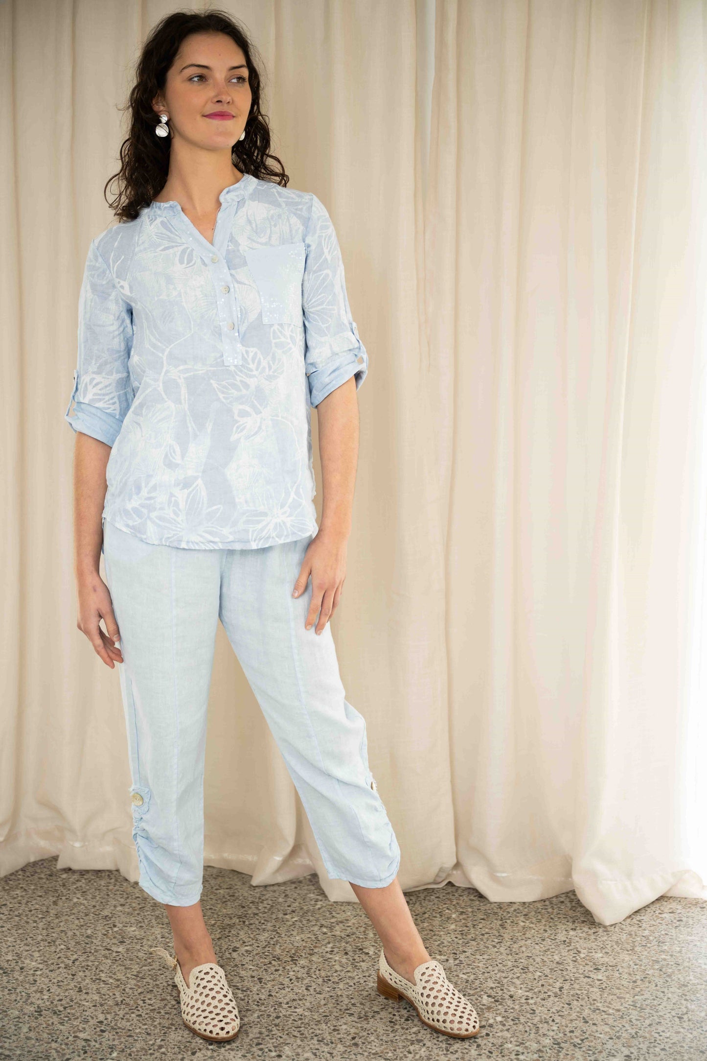 Bungalow 3/4 Capri Pant | Zen