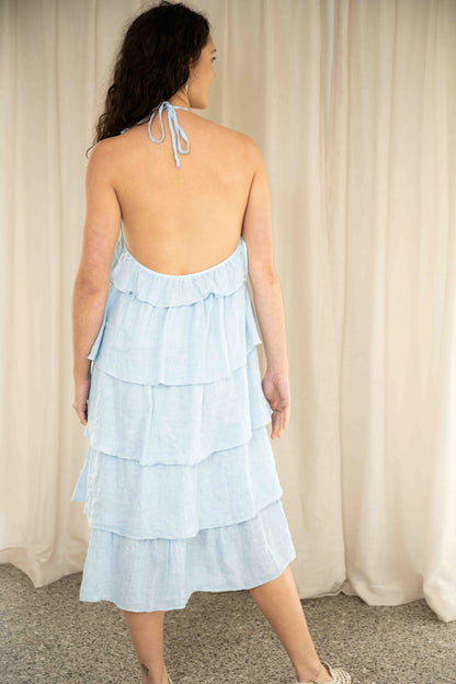 Frill Halter Dress | Zen