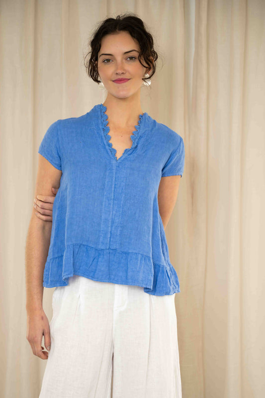 Soffie Top | Saviour Blue