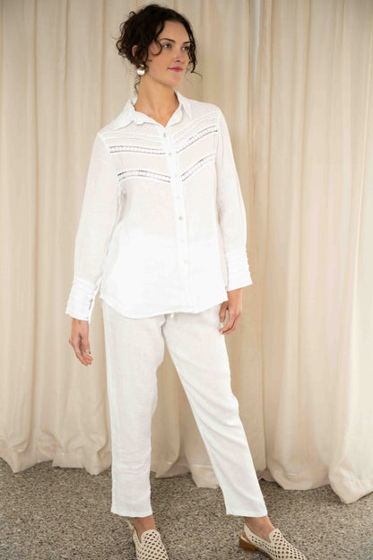 Angelina Blouse | White