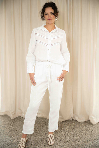 Angelina Blouse | White