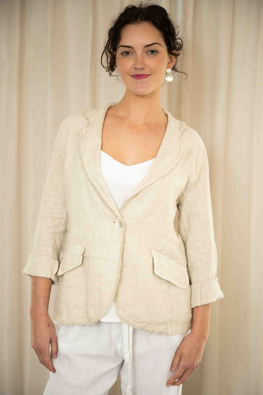 Ellie Blazer | Beige
