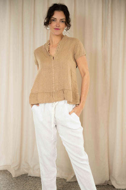 Soffie Top | Camel