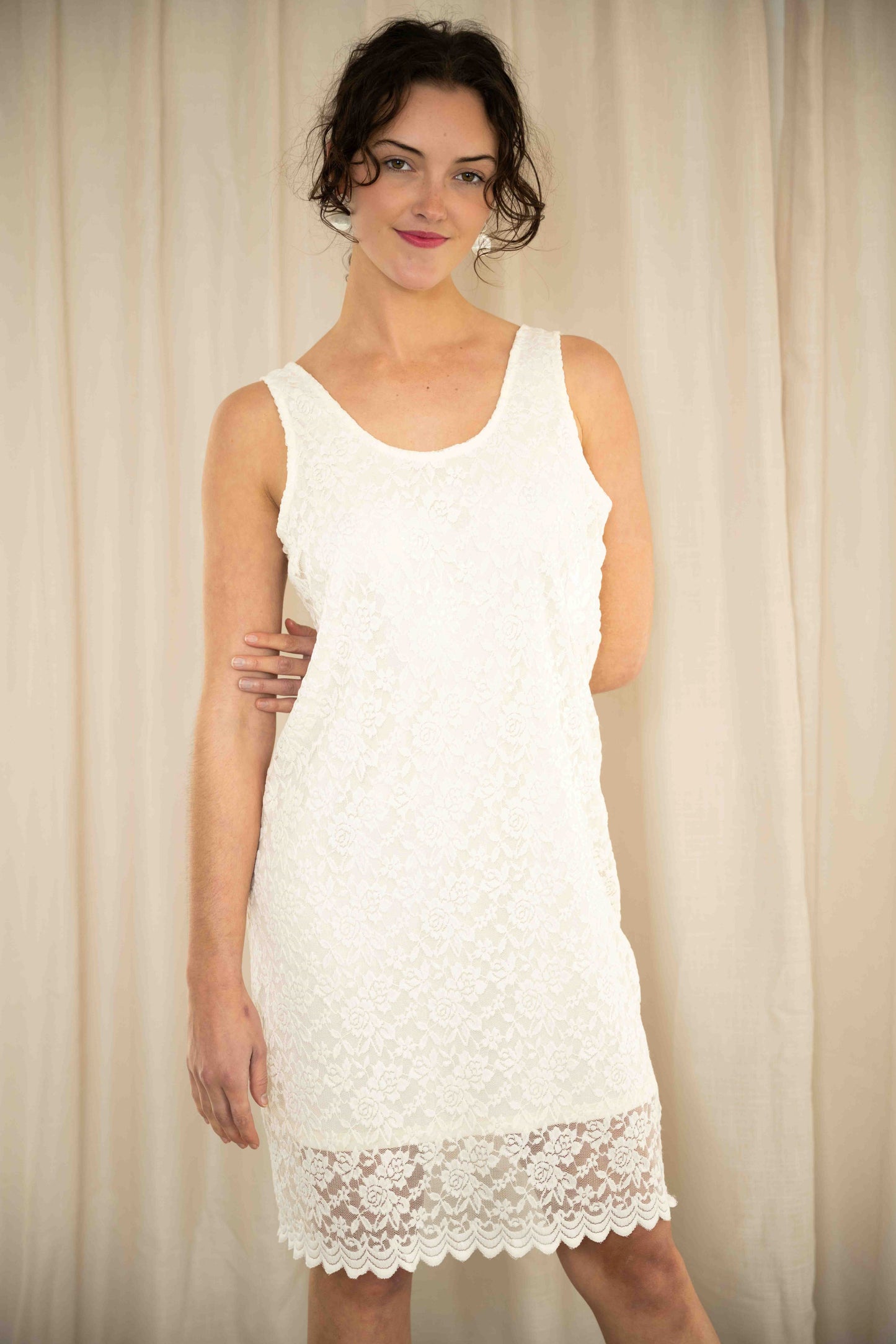 Molly Lace Dress | Cream