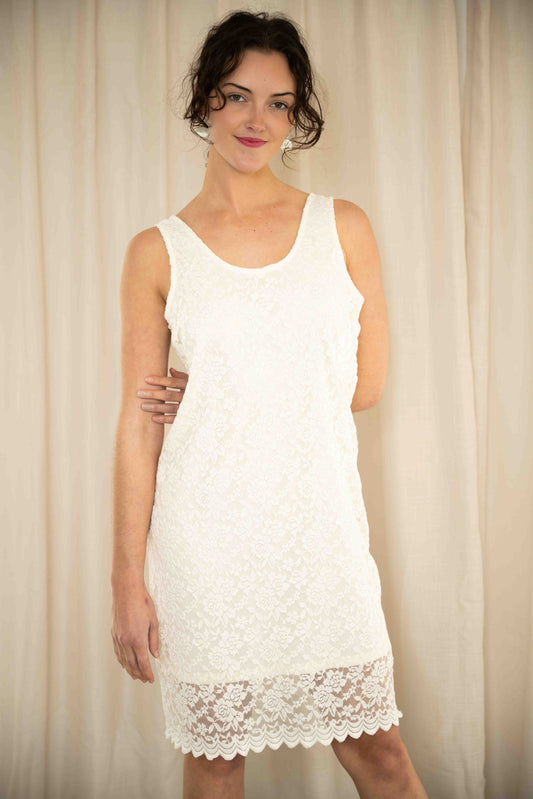 Molly Lace Dress | Cream