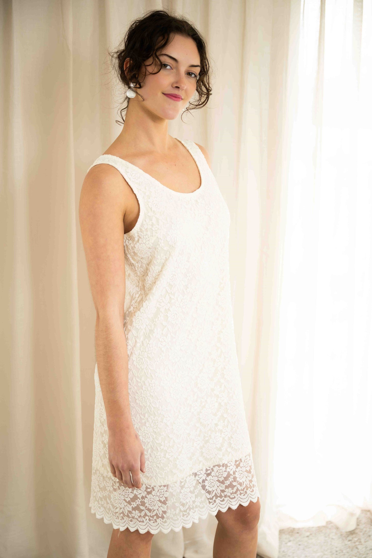 Molly Lace Dress | Cream