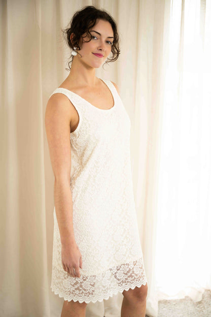 Molly Lace Dress | Cream