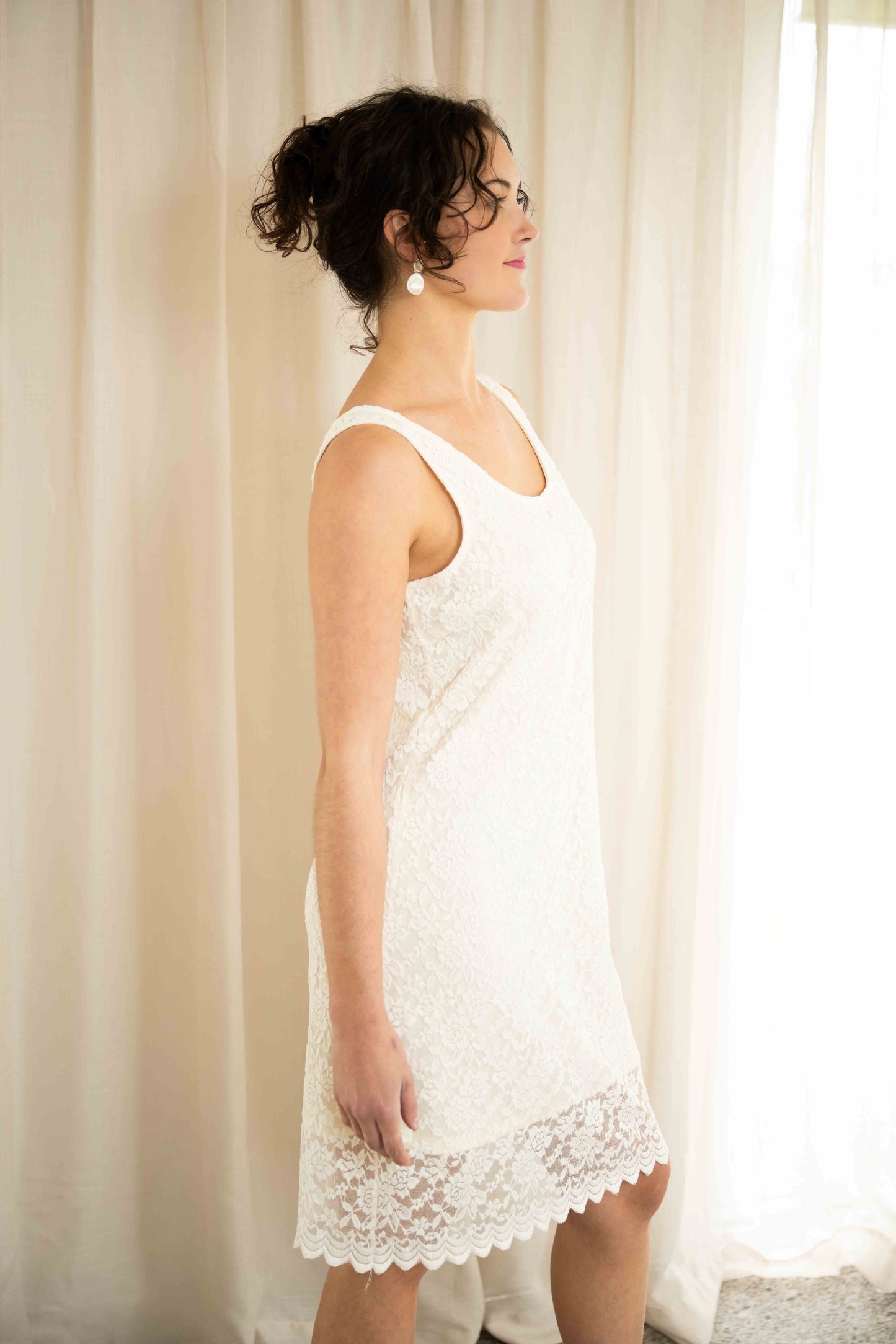 Molly Lace Dress | Cream