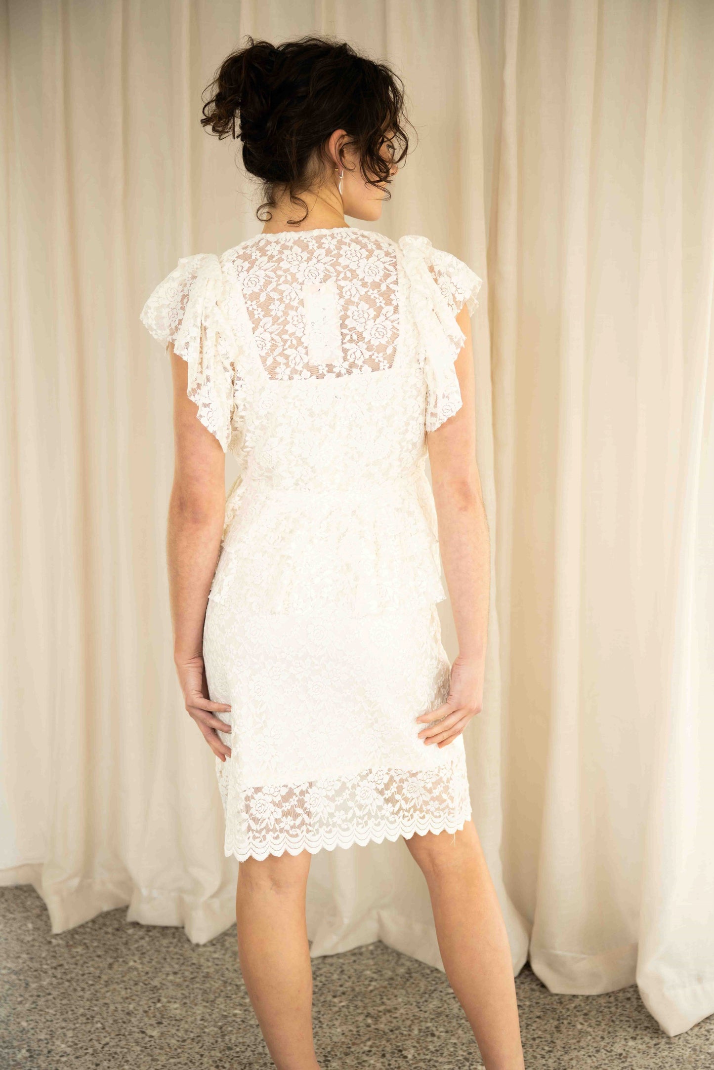 Molly Lace Dress | Cream