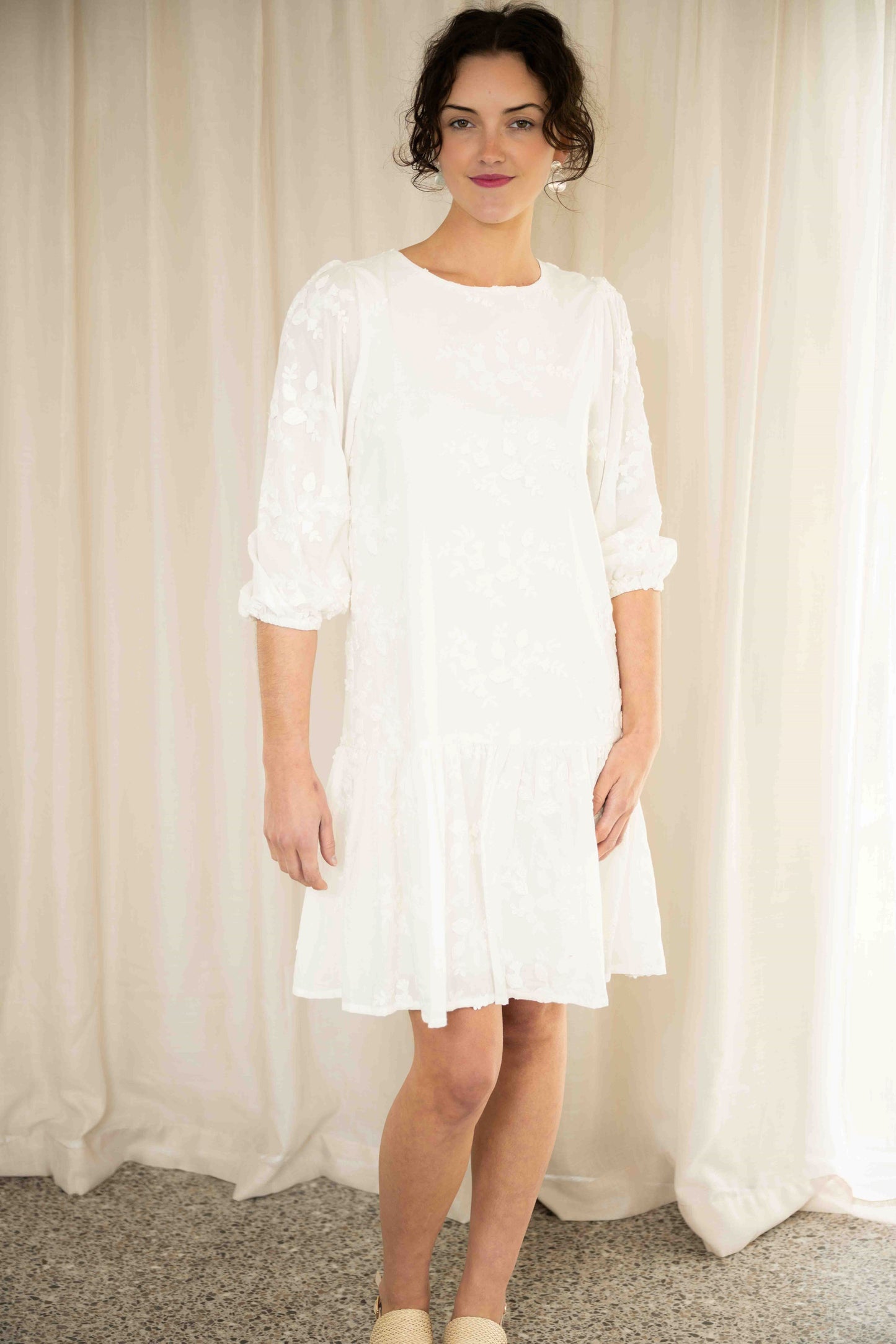 Isabelle Dress | White