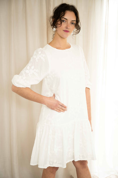 Isabelle Dress | White