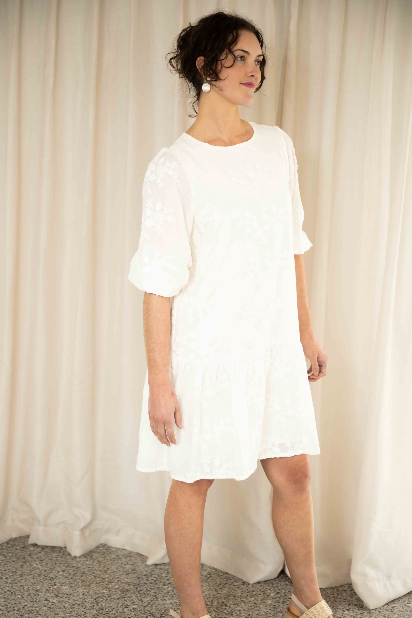 Isabelle Dress | White