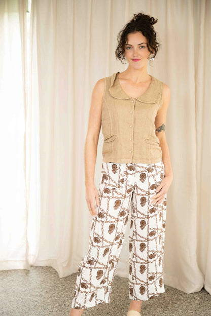 Chains 70s Cut Pant | Camel