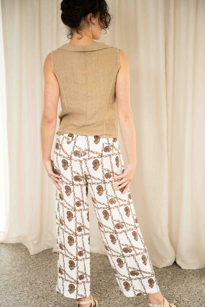 Chains 70s Cut Pant | Camel