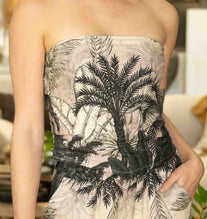 Tabatha Top | Beige Print